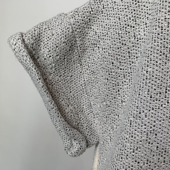 Lou & Grey tweed top — super soft short sleeved dolman sweater — XS - Picture 5 of 8